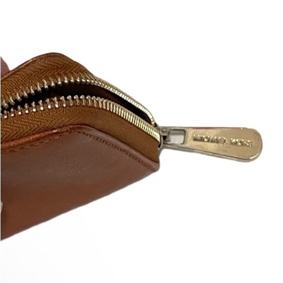 MICHAEL Michael Kors Luggage Tan Leather Jet Set Zip Around Continental Wallet - Picture 8 of 8